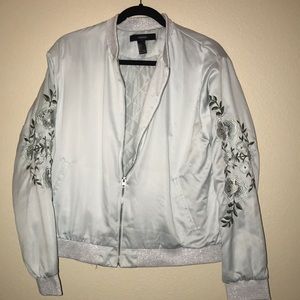 Embroidered Bomber Jacket